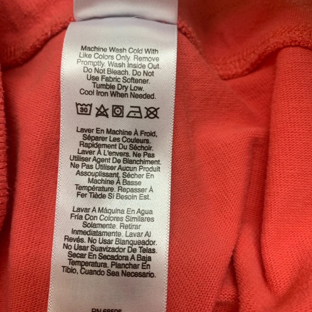 DKNY Coral Sweatpants with White Branding